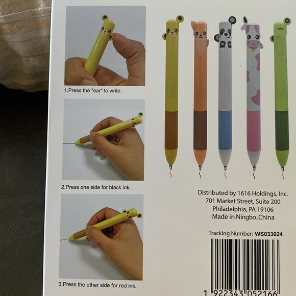 Animal pens 2 color ballpoint - Picture 4 of 4